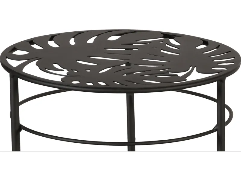 Kwietnik metalowy Monstera L - 28 x 70 cm - obrazek 2